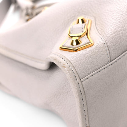 Balenciaga Chevre Gold Metallic Edge Hardware City Gris Clair Gris Perle 10 of 14