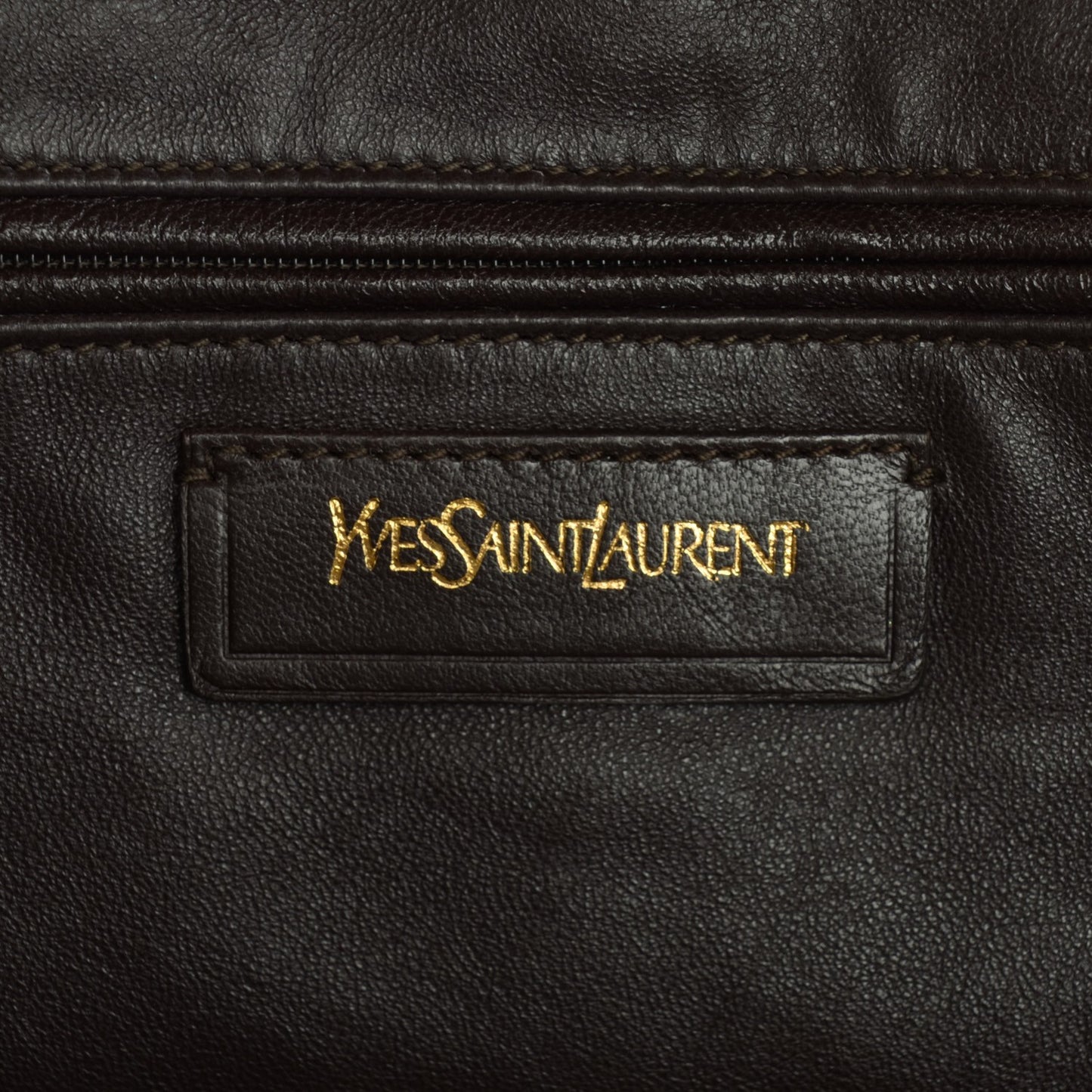 Lambskin New Sac Rive Gauche Brown