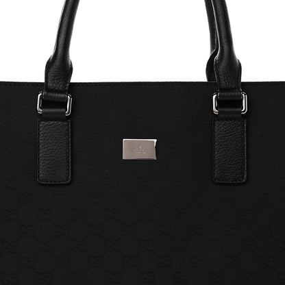 Gucci Nylon Monogram Executive Bag Black 8 of 10