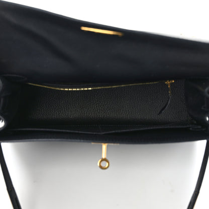 Hermes Epsom Kelly Sellier 28 Black 5 of 16