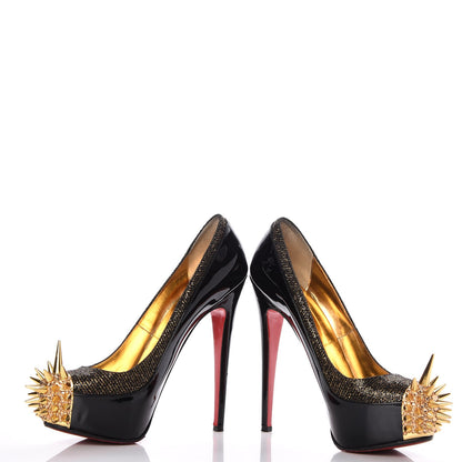 Christian Louboutin Patent Lady Glitter Asteroid 160 Pumps 38 6 of 15