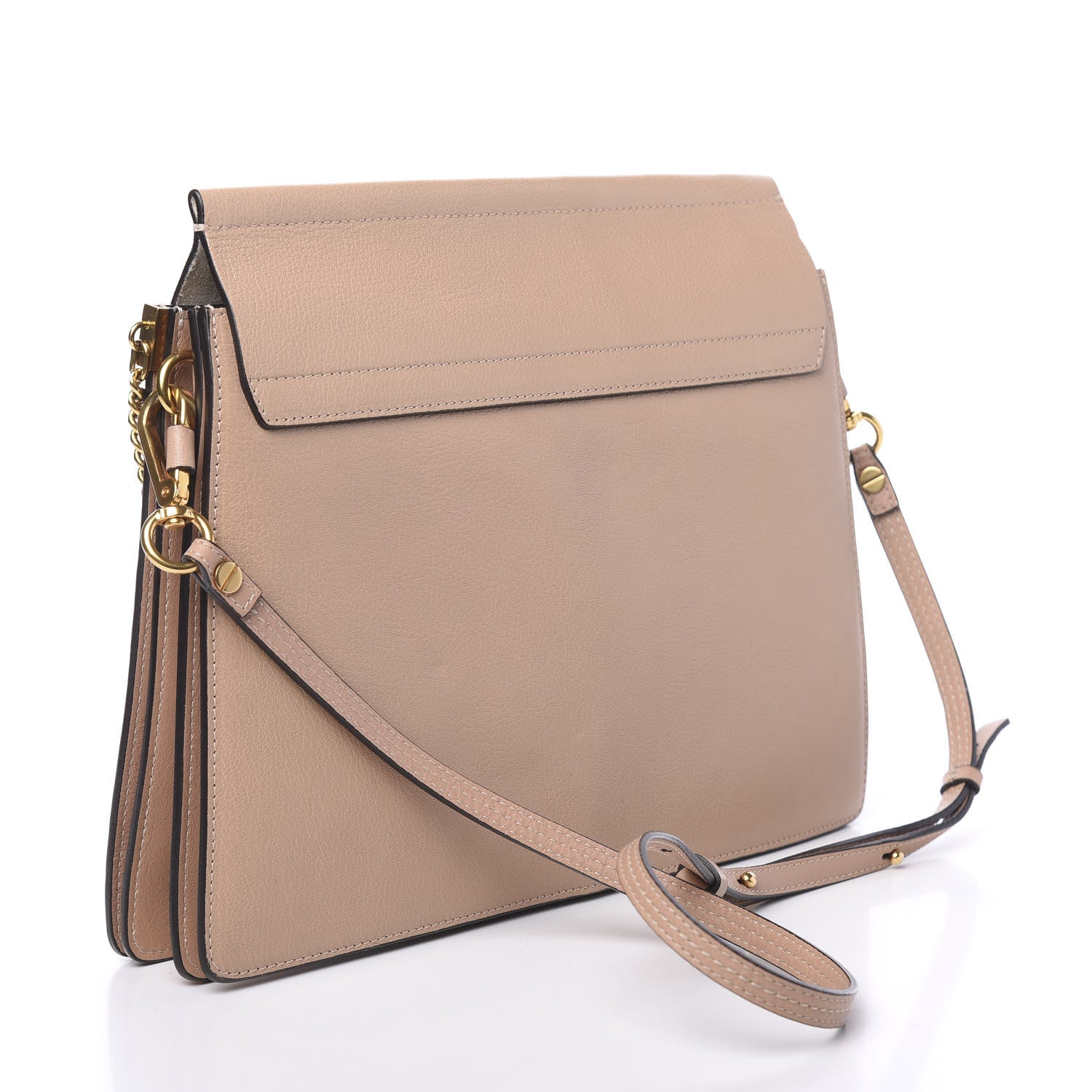Chloe Calfskin Medium Faye Shoulder Bag Biscotti Beige 3 of 10