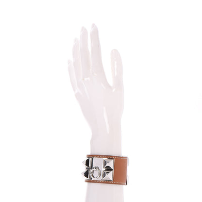 Hermes Barenia Collier de Chien CDC Bracelet S Fauve 2 of 6