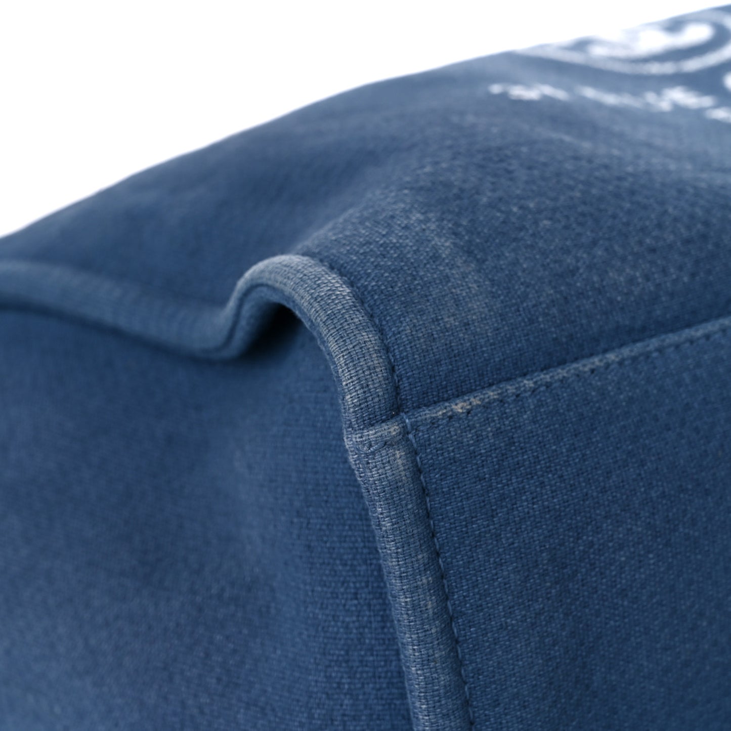 Canvas Medium Deauville Tote Blue