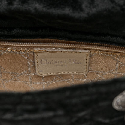 Christian Dior Velvet Crystal Mini Lady Dior Black 6 of 10