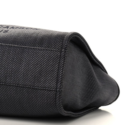 Chanel Mixed Fibers Small Deauville Tote Black 9 of 9