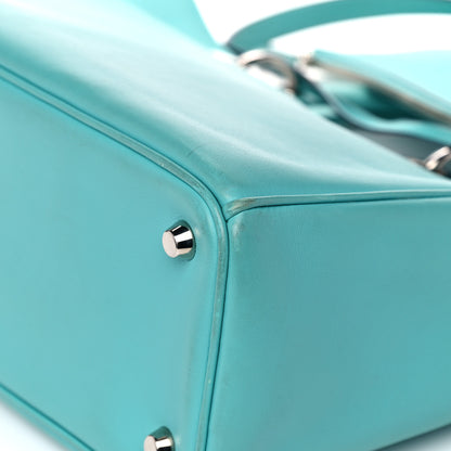 Christian Dior Smooth Calfskin Medium Diorissimo Tote Blue 20 of 25