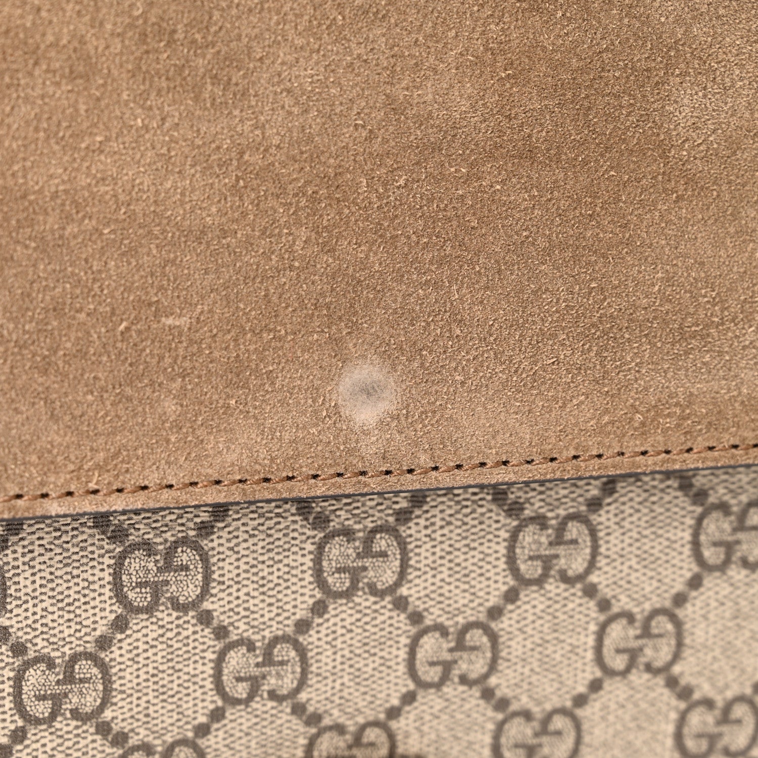 Gucci GG Supreme Monogram Small Dionysus Shoulder Bag Taupe 8 of 10