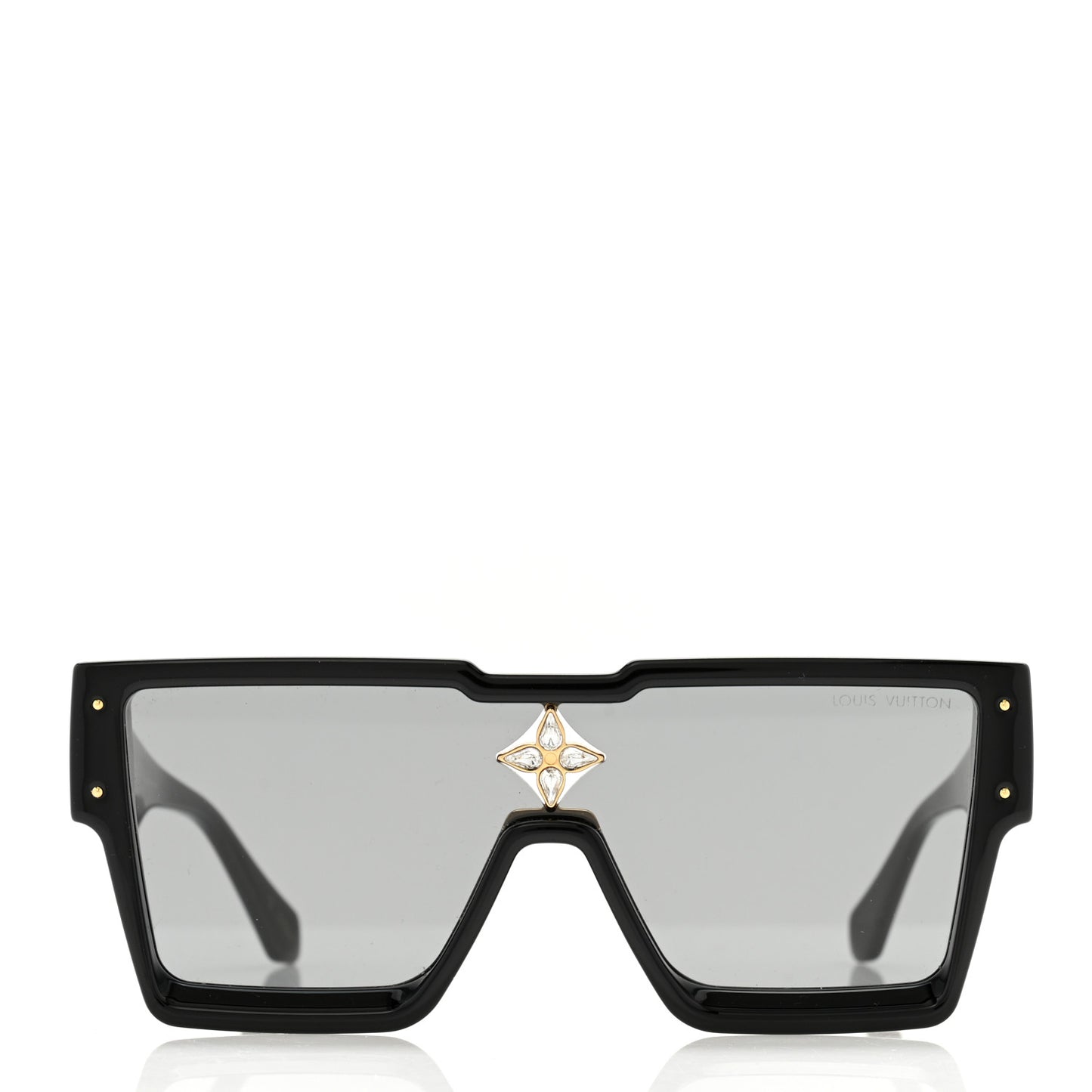 Acetate Swarovski Crystal Cyclone Sunglasses Z1578E Black