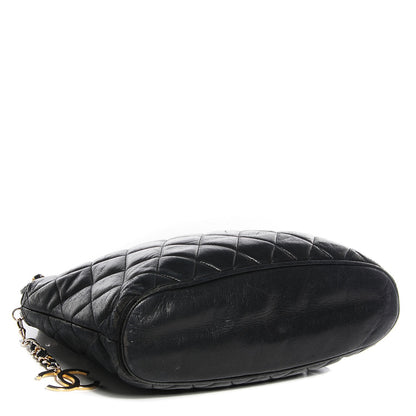 Chanel Lambskin Quilted Shoulder Bag Black 4 of 8