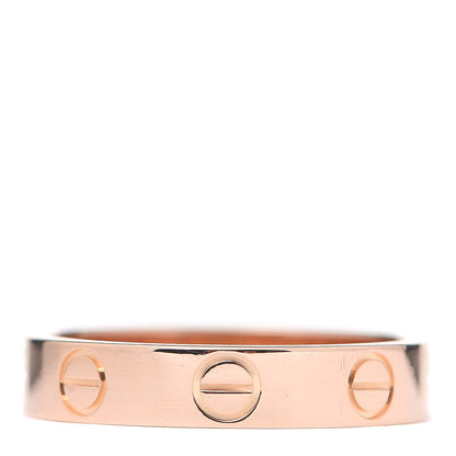 Cartier 18K Pink Gold 3.5mm LOVE Wedding Band Ring 49 4.75 3 of 4