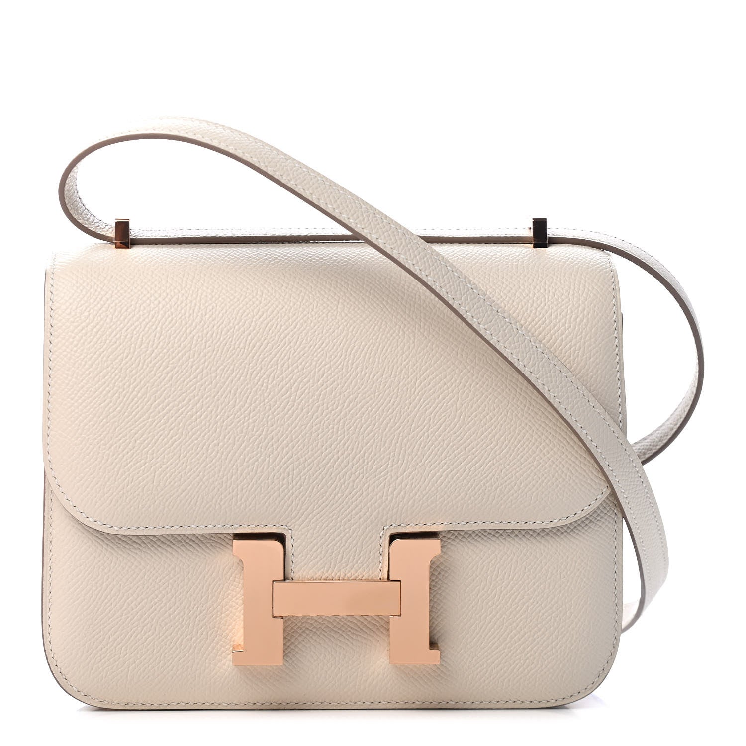 Hermes Epsom Constance 18 Craie 1 of 4