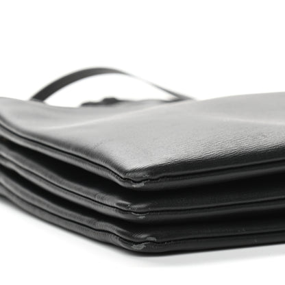 Celine Lambskin Large Trio Crossbody Bag Black 11 of 13