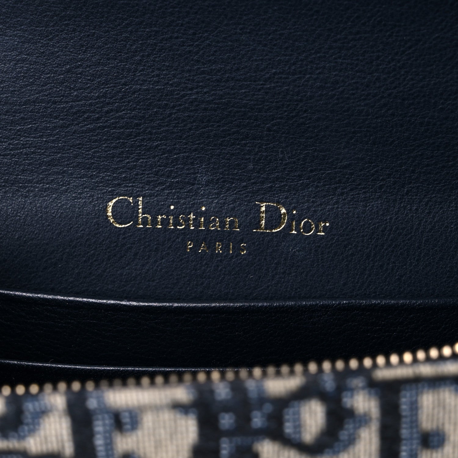 Christian Dior Oblique Saddle Belt Bag Blue 6 of 17