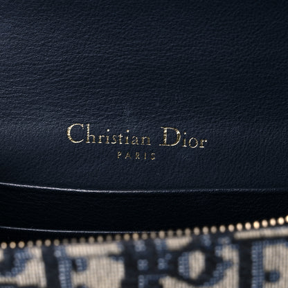 Christian Dior Oblique Saddle Belt Bag Blue 6 of 17