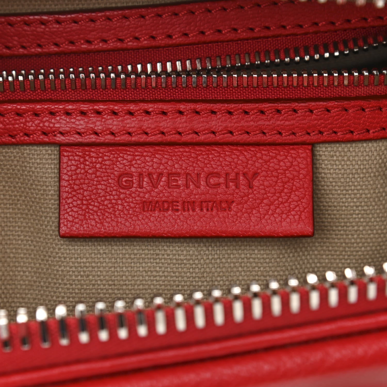 Givenchy Sugar Goatskin Small Antigona Vermillon 6 of 10