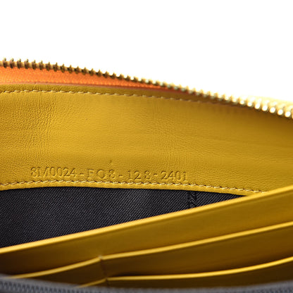 Fendi Zucca Zip Around Wallet Tobacco Yellow 8 of 14