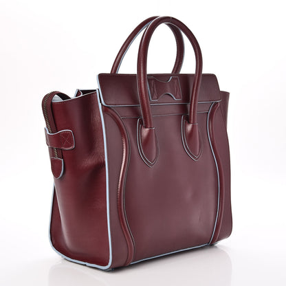 Celine Palmelato Mini Luggage Light Burgundy 3 of 7
