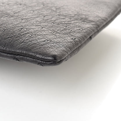 Balenciaga Ostrich Veau Document Case Black 9 of 9