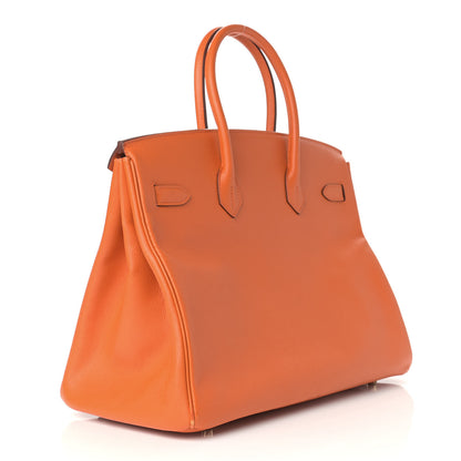 Hermes Epsom Birkin 35 Orange 2 of 17