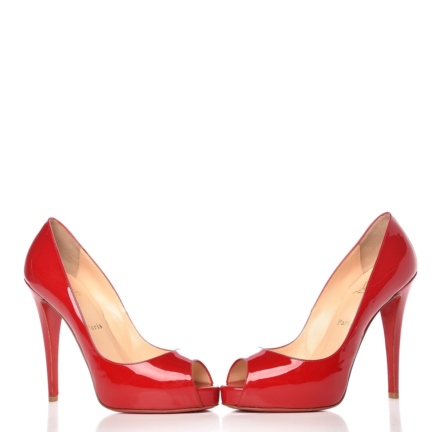 Patent Very Prive 120 Pumps 39 Red