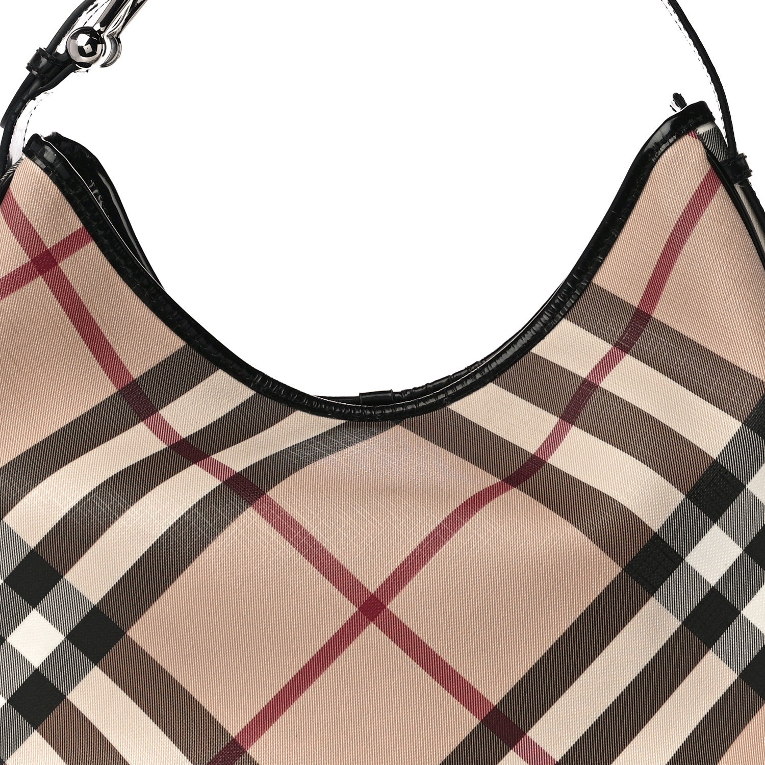 Burberry Nova Check Small Barton Hobo Black 7 of 11