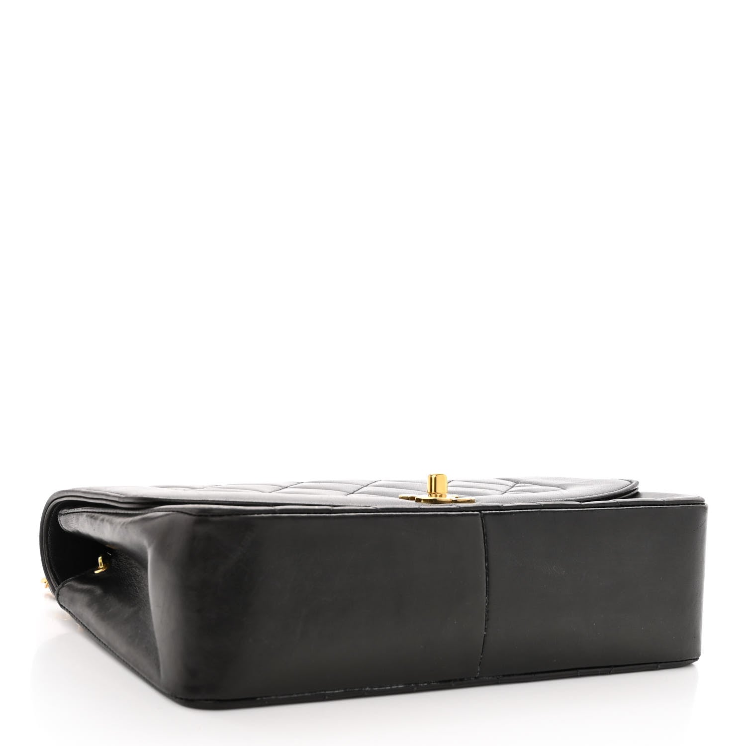 Chanel Lambskin Quilted Medium Single Flap Black 4 of 11