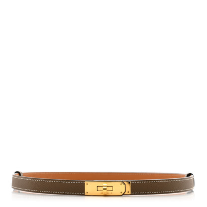 Hermes Epsom Kelly Belt Etoupe 1 of 5