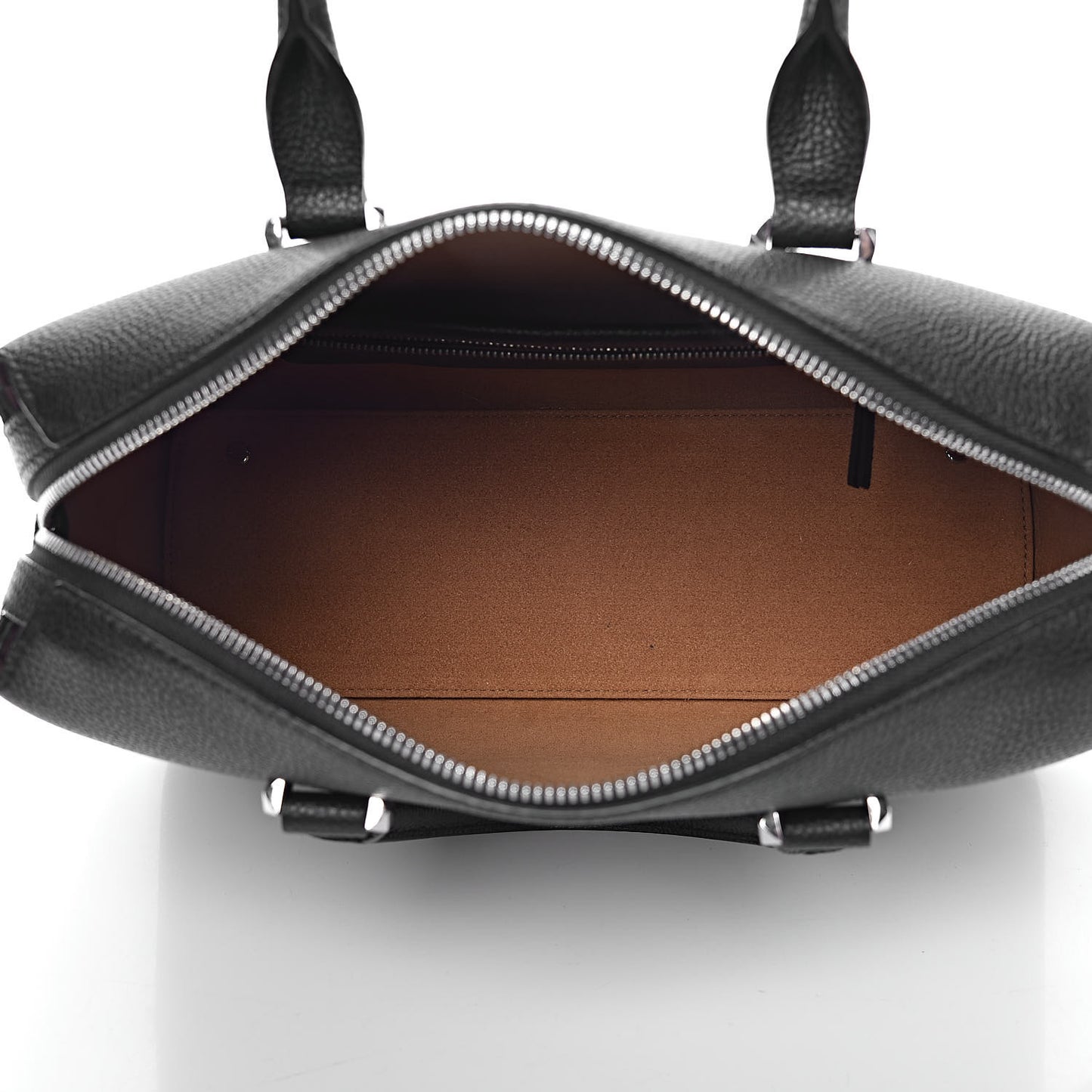 Grained Calfskin Medium Ella Boston Black