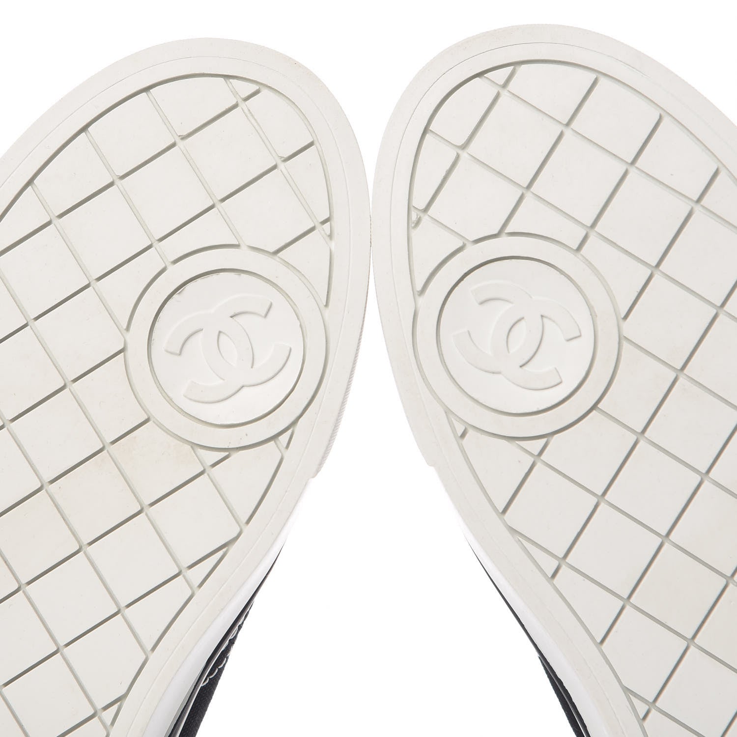 Chanel Canvas Lace Up Cap Toe Sneakers 38 Black 6 of 11
