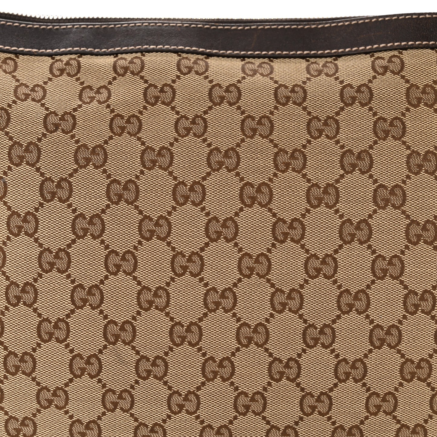 Monogram Web Studded Pelham Shoulder Bag Dark Brown