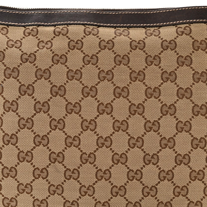 Gucci Monogram Web Studded Pelham Shoulder Bag Dark Brown 8 of 12