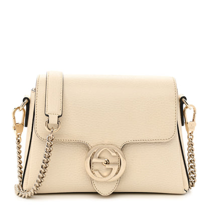 Gucci Dollar Calfskin Interlocking G Crossbody Bag Ivoire 1 of 10