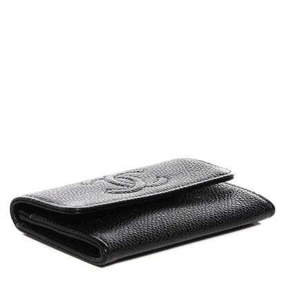 Chanel Caviar Timeless CC Flap Card Holder Black 4 of 9