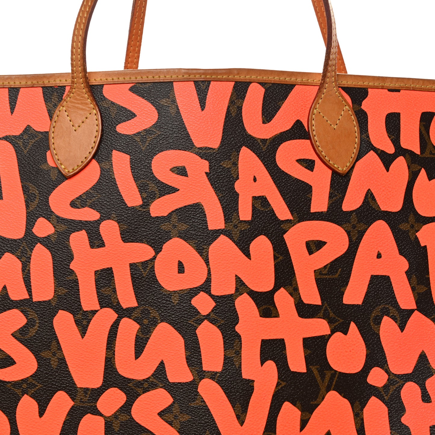 Monogram Graffiti Neverfull GM Orange