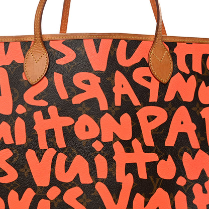 Louis Vuitton Monogram Graffiti Neverfull GM Orange 8 of 12