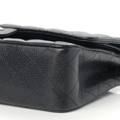 Chanel Caviar Quilted Medium Double Flap Black 9 of 10