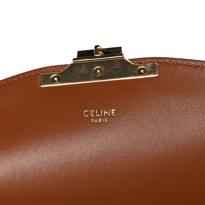 Celine Calfskin Triomphe Canvas Teen Triomphe Bag White 6 of 10