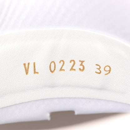 Louis Vuitton Monogram Calfskin Run 55 Sneakers 39 White Gold 8 of 9
