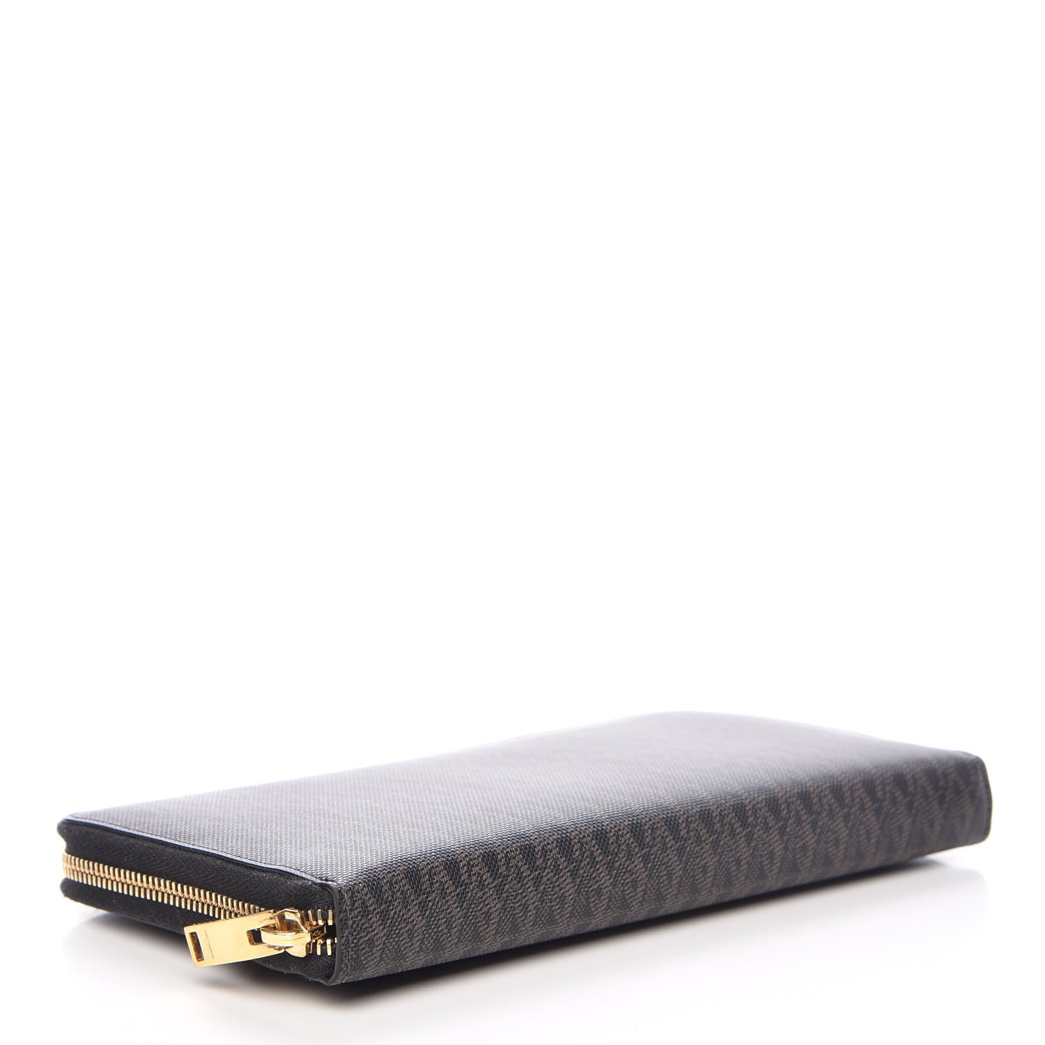 Saint Laurent Toile Monogram Long Zip Around Wallet Black 4 of 10