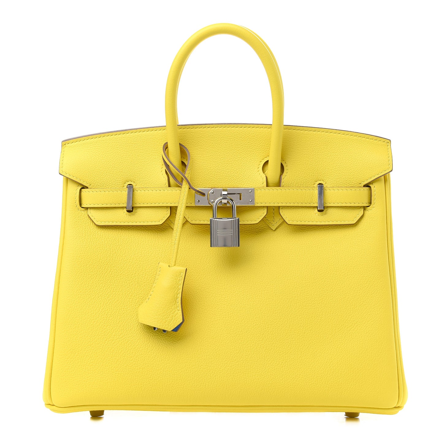 Taurillon Novillo Verso Birkin 25 Lime Bleuet