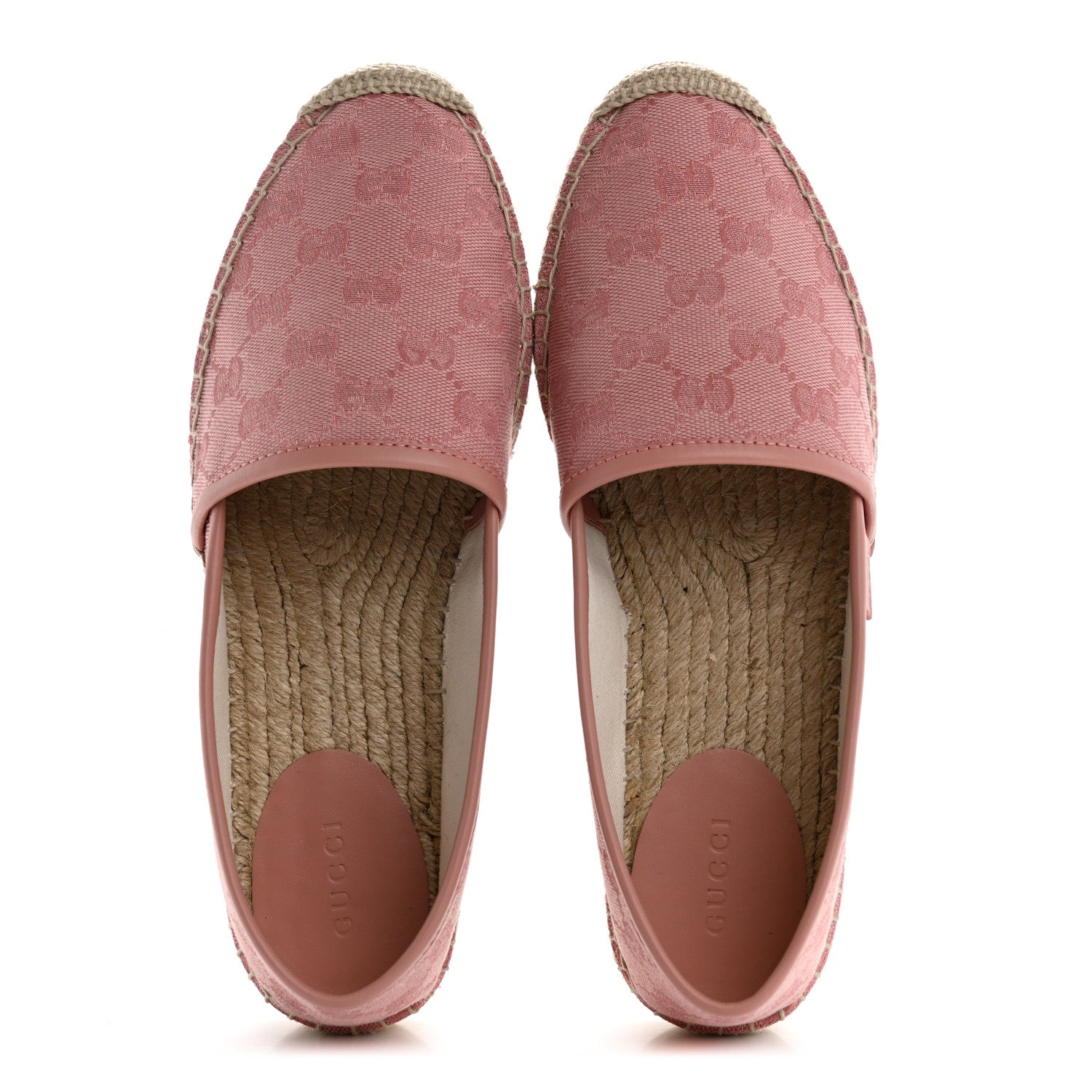 Gucci Monogram Espadrilles 37 Soft Pink 2 of 11
