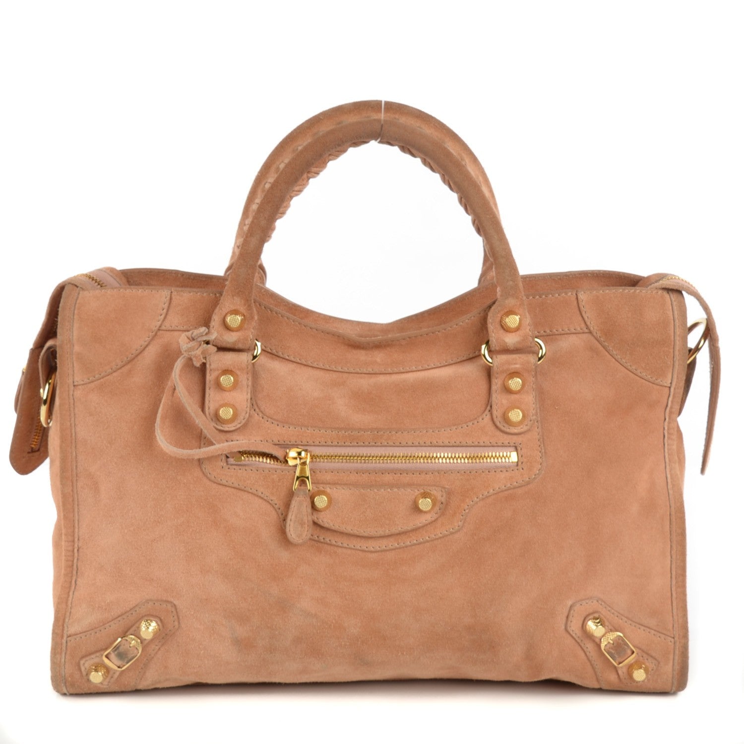 Balenciaga Baby Daim Suede Giant 12 Gold Hardware City Vieux Rose 1 of 14