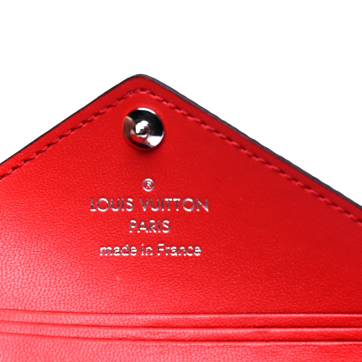 Louis Vuitton Monogram Escale Small Kirigami Pochette Insert Red 4 of 5