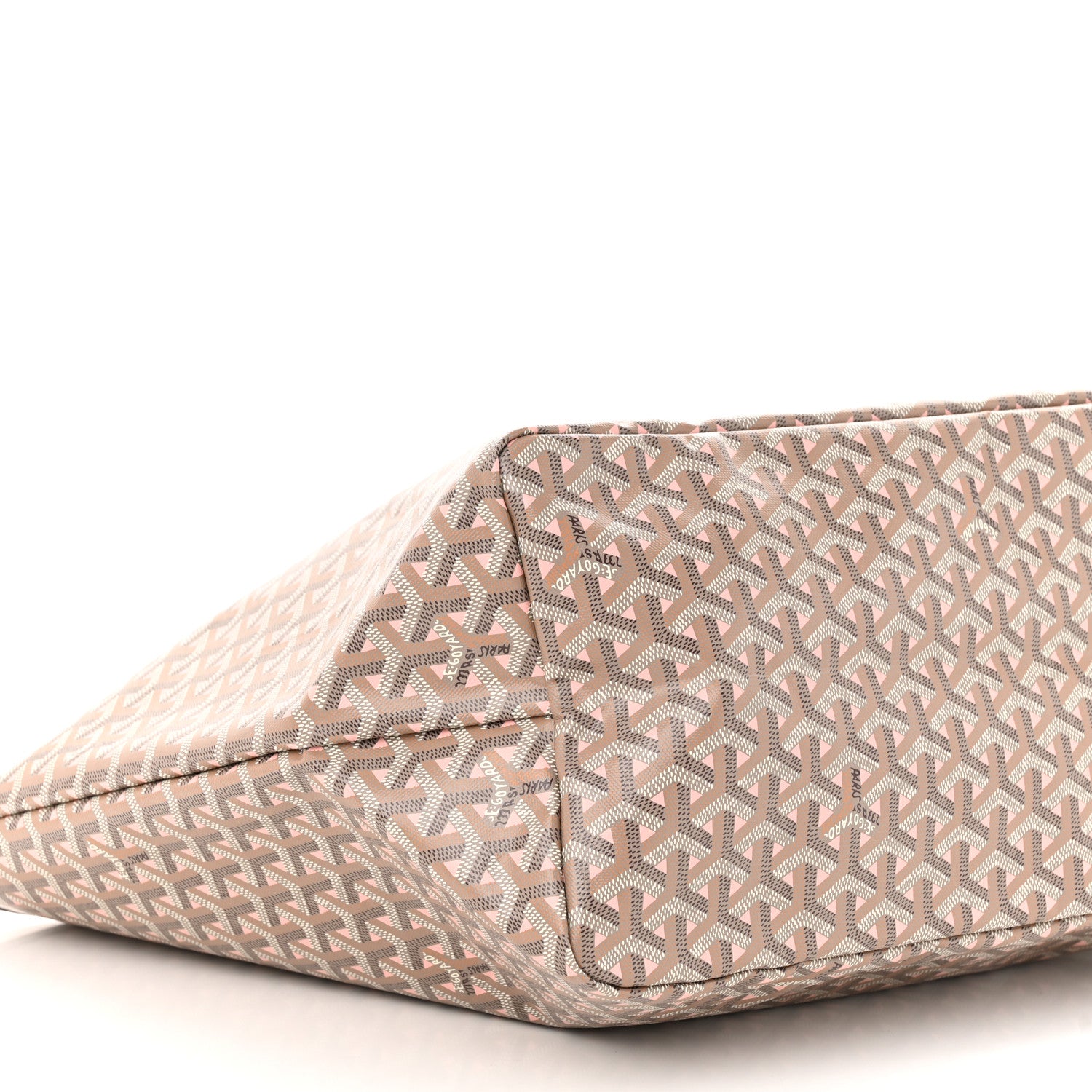 Goyard Goyardine Saint Louis Claire Voie GM Grege Powder Pink 9 of 10
