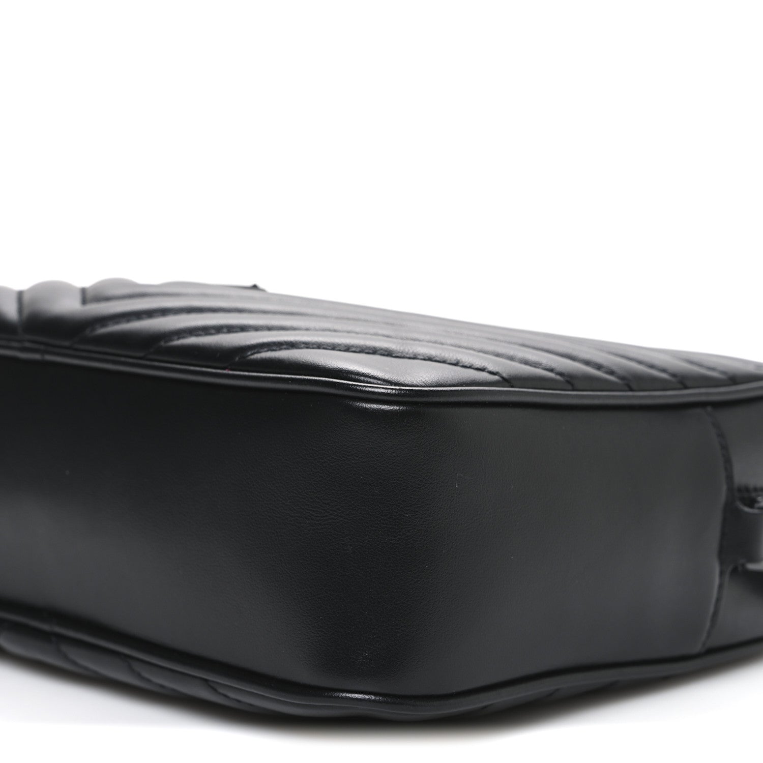 Saint Laurent Calfskin Matelasse Monogram Monochrome Lou Camera Bag Black 10 of 10
