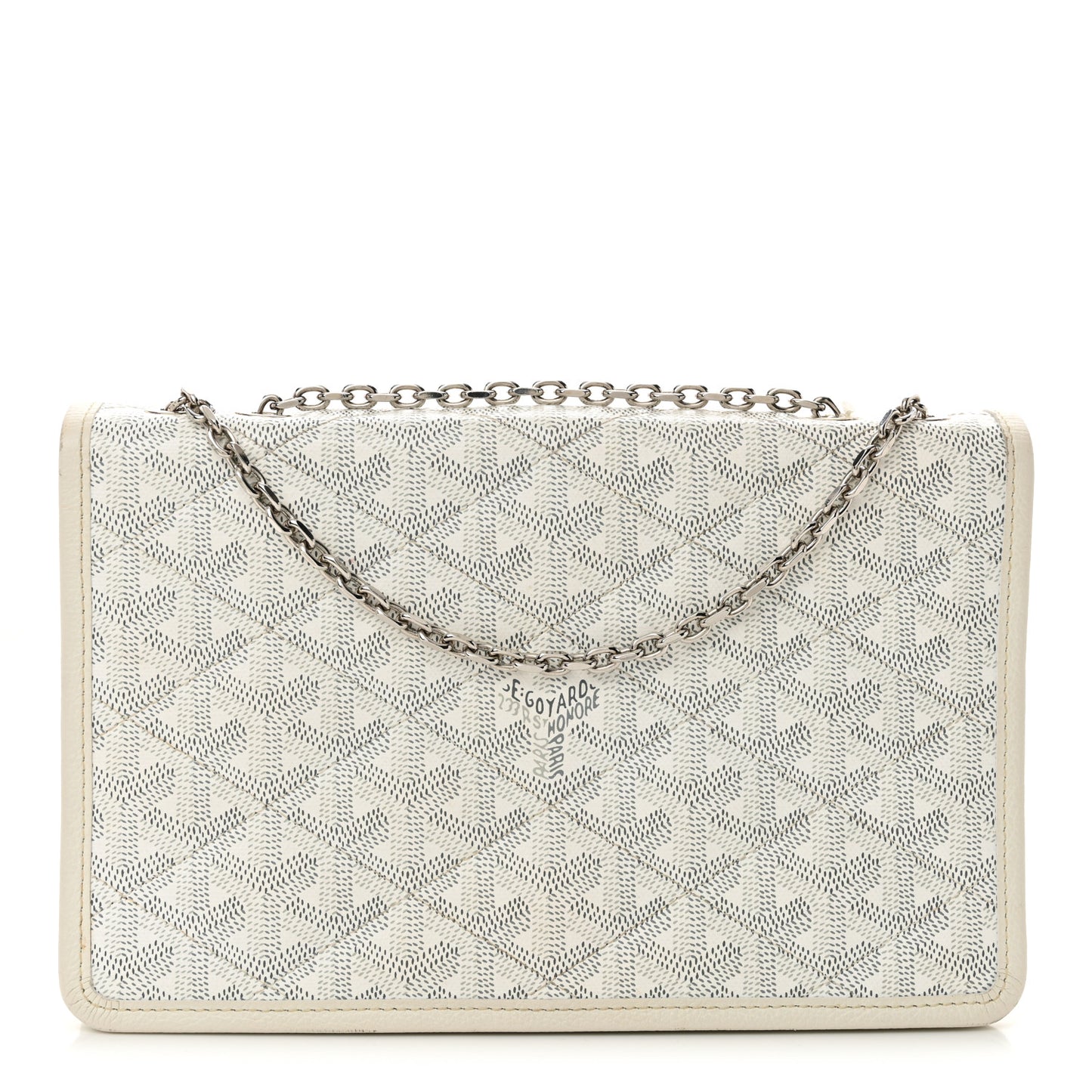 Goyardine Alexandre III Bag White