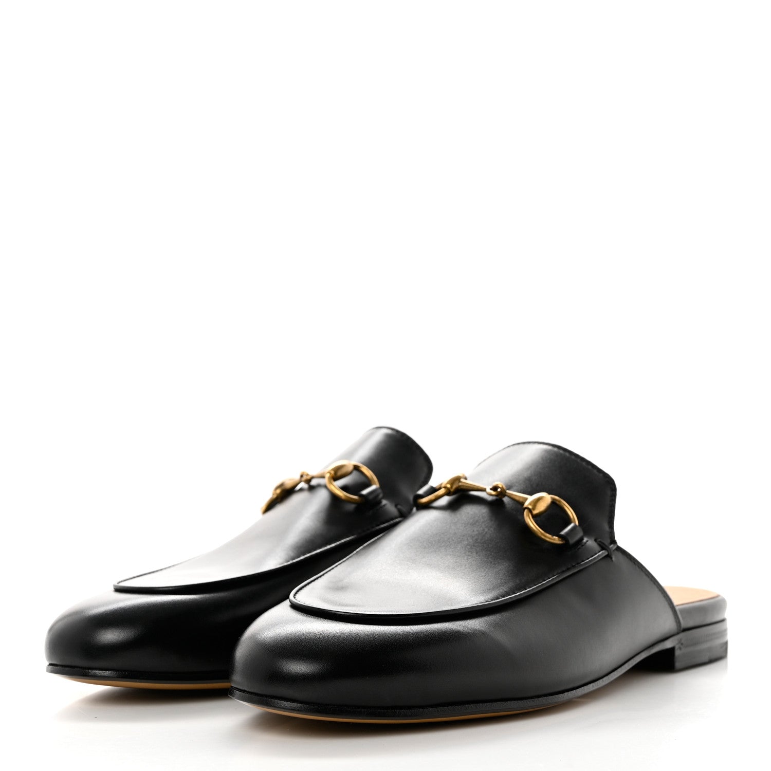 Gucci Calfskin Womens Princetown Slippers 36 Black 3 of 9