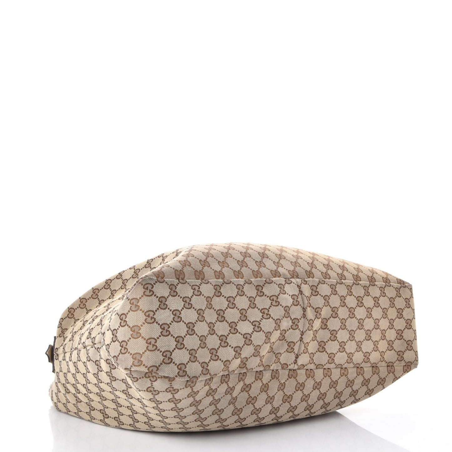 Monogram Large Horsebit Chain Hobo Off White