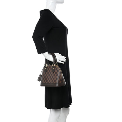 Louis Vuitton Damier Ebene Alma BB 2 of 9